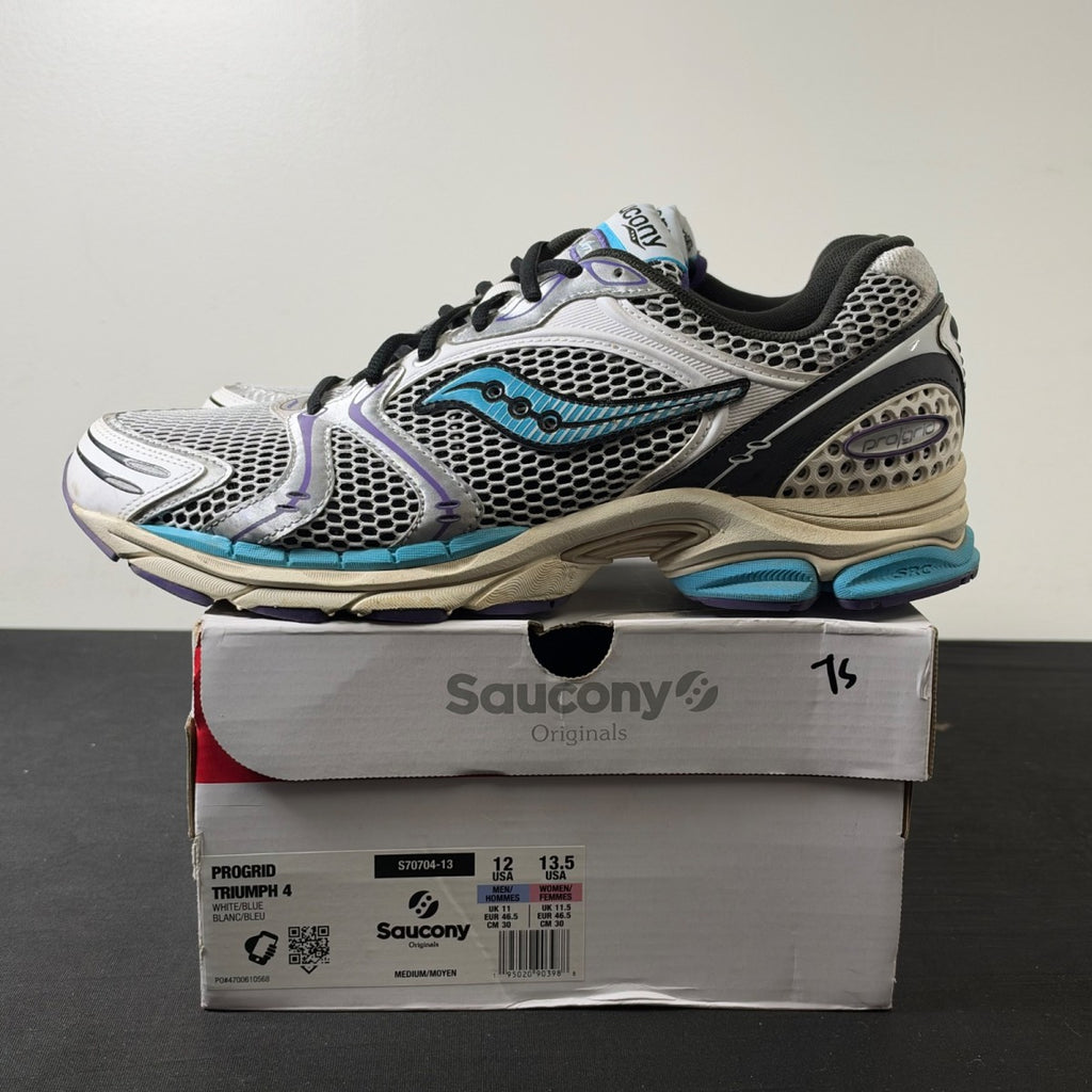 Saucony ProGrid Triumph 4 White Blue (Size 12) - Image 3