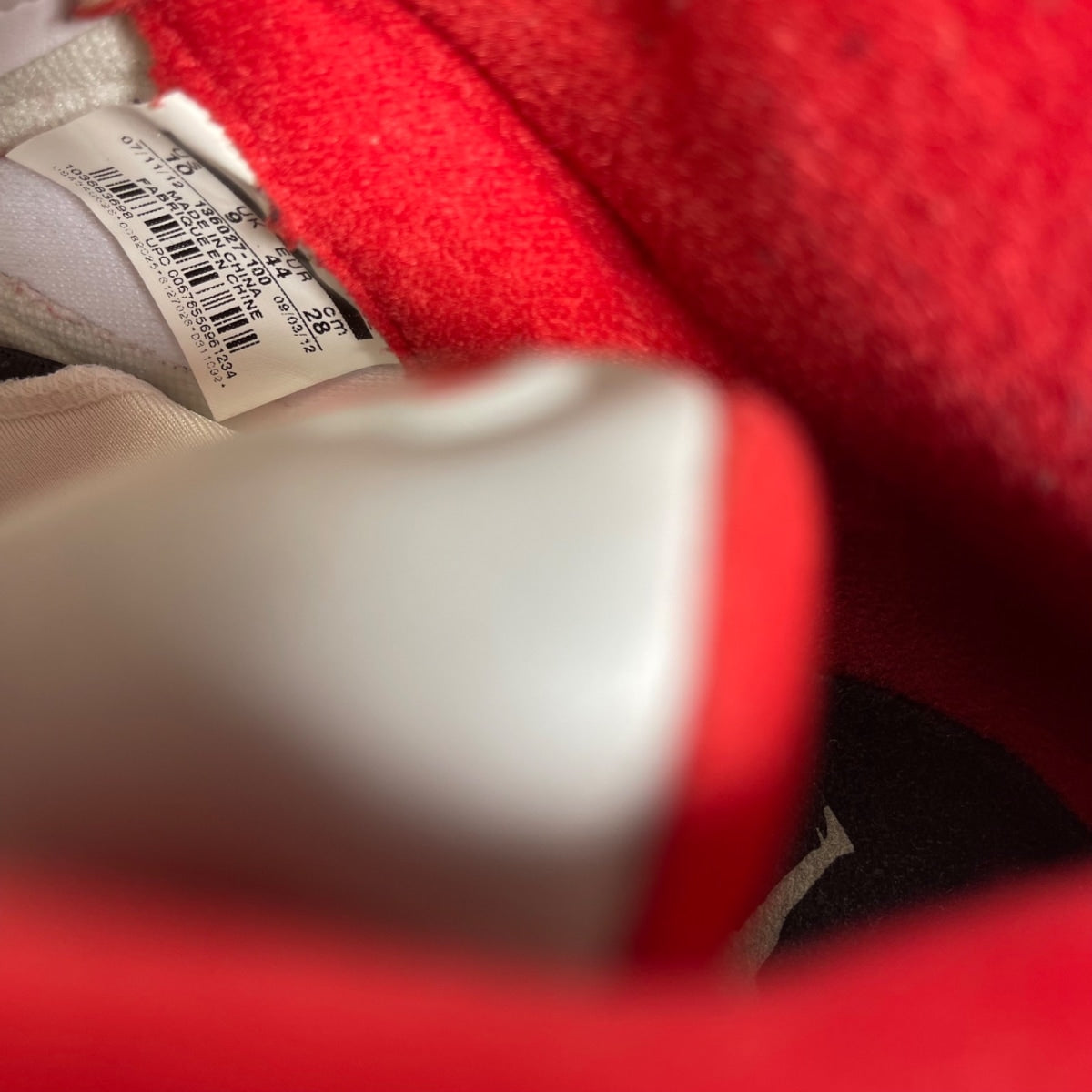Jordan 5 Retro Fire Red (2013) 10 (Moderately Worn Pre-Owned)JordanWhite/Fire Red-Black - Image 6