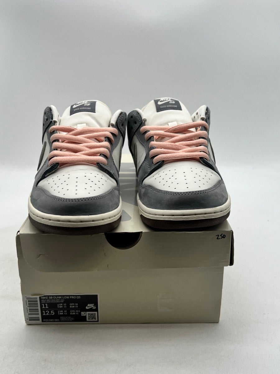 Nike SB Dunk Low Yuto Horigome 11 (Lightly Worn Pre-Owned)NikeWolf Grey/Iron Grey/Sail - Image 2