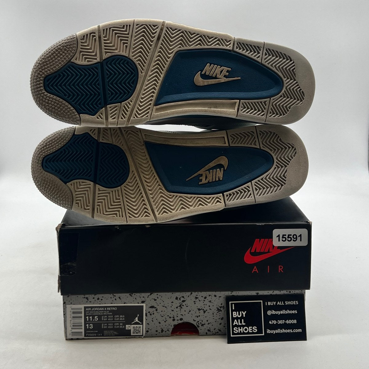 Jordan 4 Retro Military Blue (2024) - Image 8