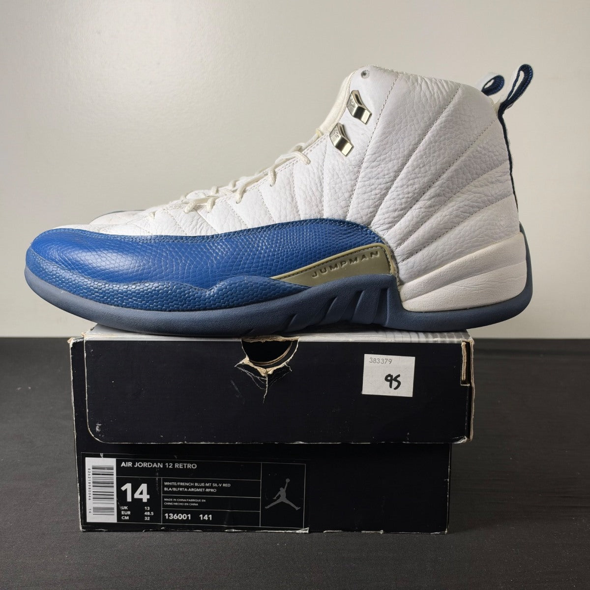 Jordan 12 Retro French Blue (2004) (Size 14) - Image 3