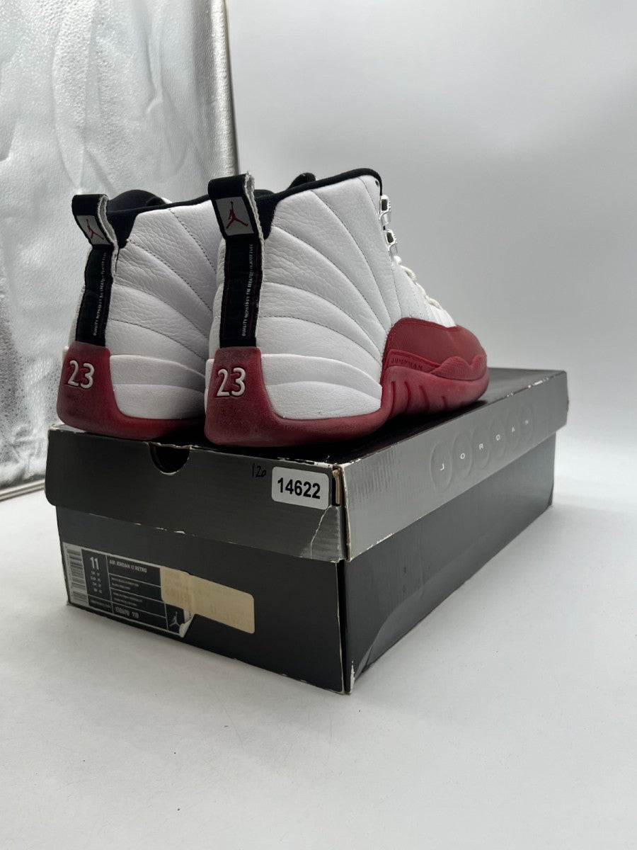 Jordan 12 Retro Cherry (2009) 11 (Moderately Worn Pre-Owned)JordanWhite/Varsity Red - Image 3