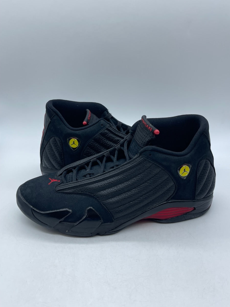 Jordan 14 Retro Last Shot (2018) 13 (Moderately Worn Pre-Owned)JordanBlack/Varsity Red-Black - Image 1