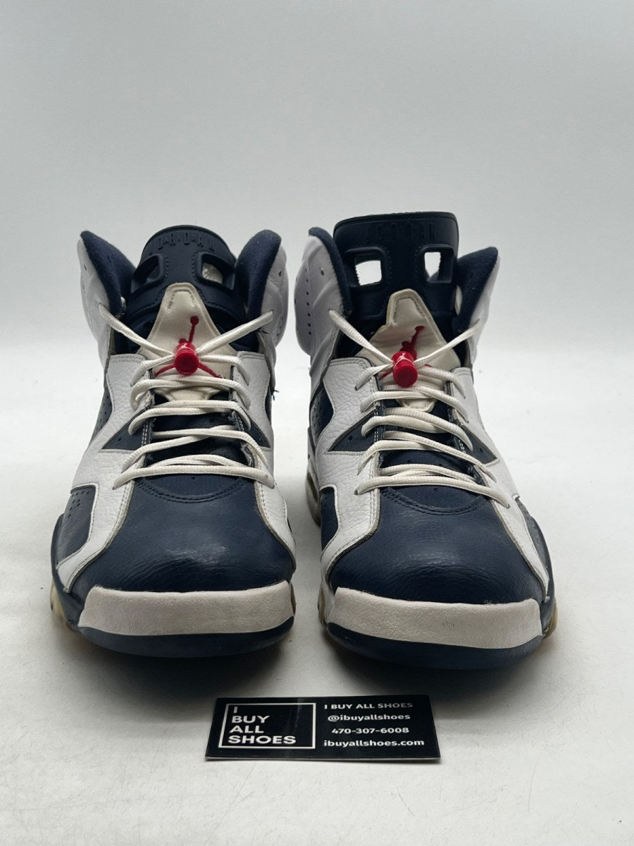 Jordan 6 Retro Olympic London (2012) 14 (Moderately Worn Pre-Owned) - Image 2