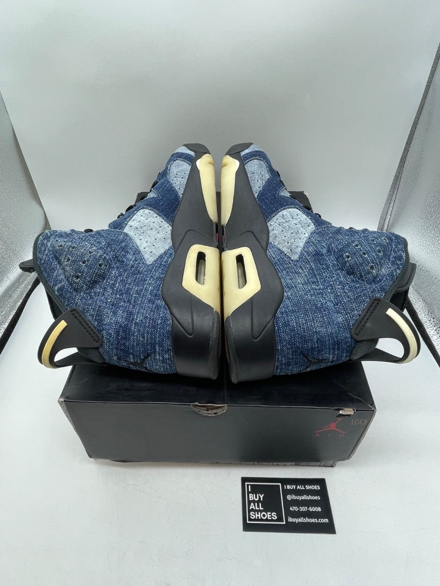 Jordan 6 Retro Washed Denim 12 (Moderately Worn Pre-Owned) - Image 6
