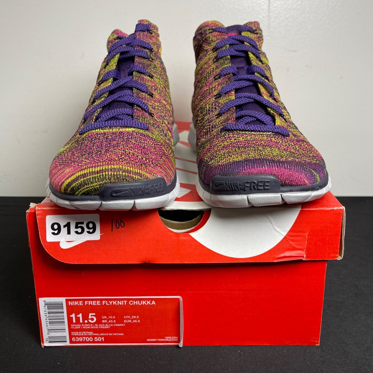 Nike Flyknit Chukka Grand Purple (Size 11.5) - Image 2