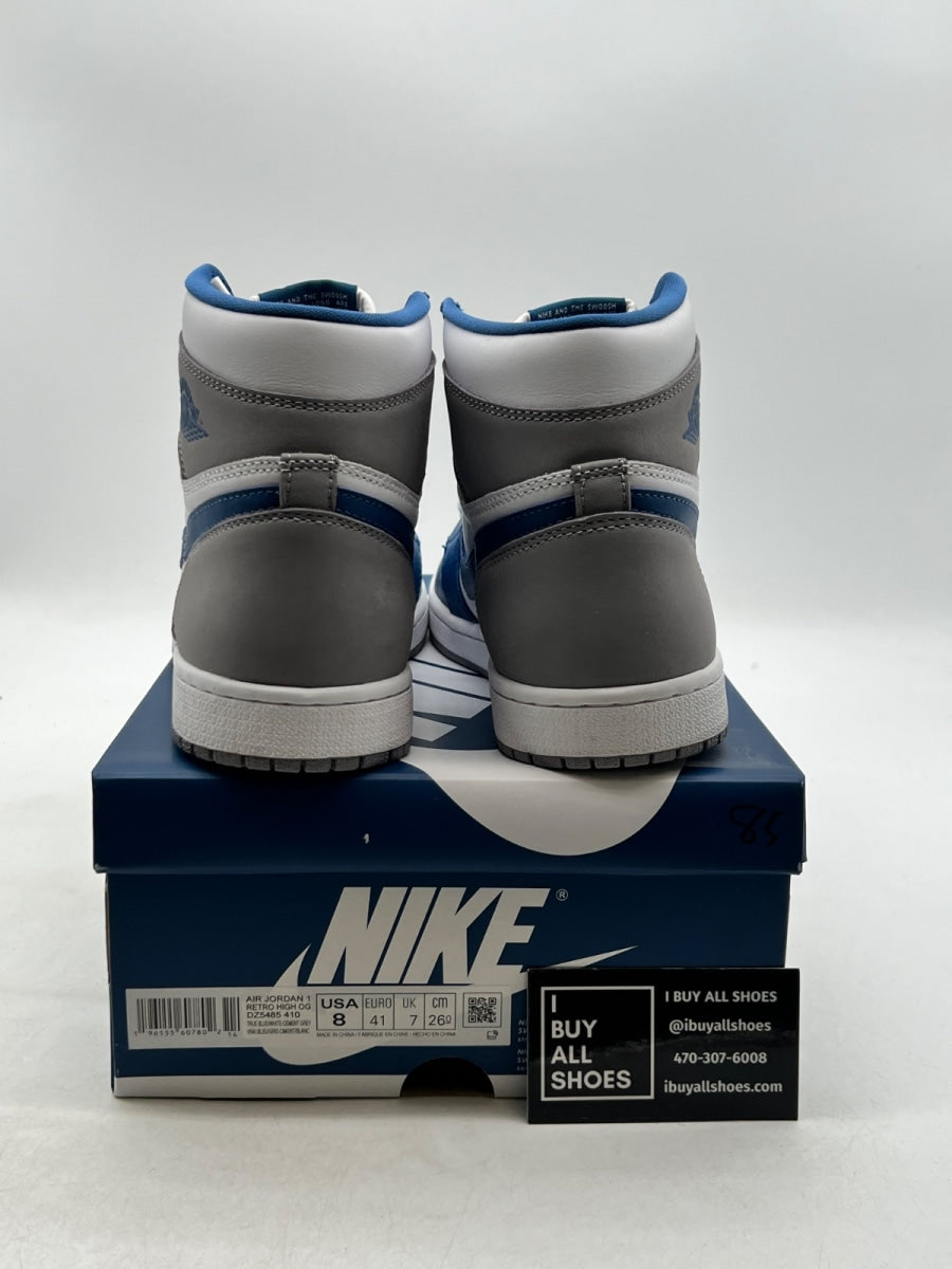 Jordan 1 Retro High OG True Blue 8 (VNDS Pre-Owned) - Image 3