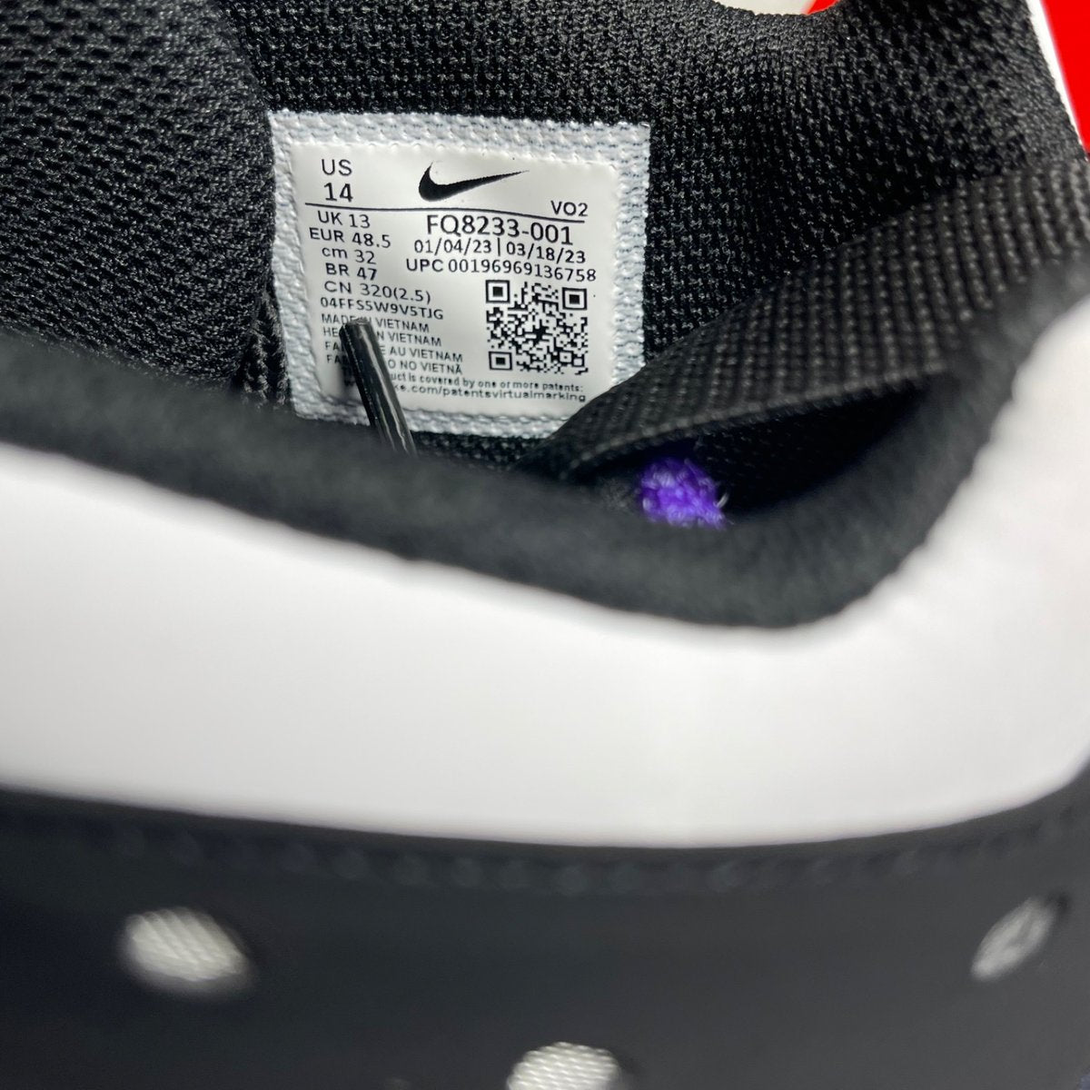 Nike Air Max 2 CB '94 OG Black White Purple (2023) (Size 14) - aux