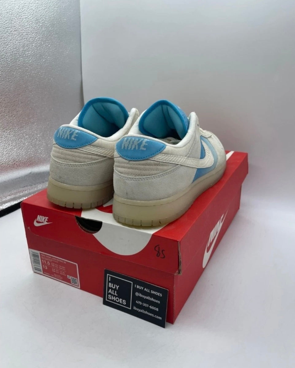 Nike Dunk Low SE LA 11.5 (Moderately Worn Pre-Owned)NikeSail/Pale Ivory/Baltic Blue - Image 5