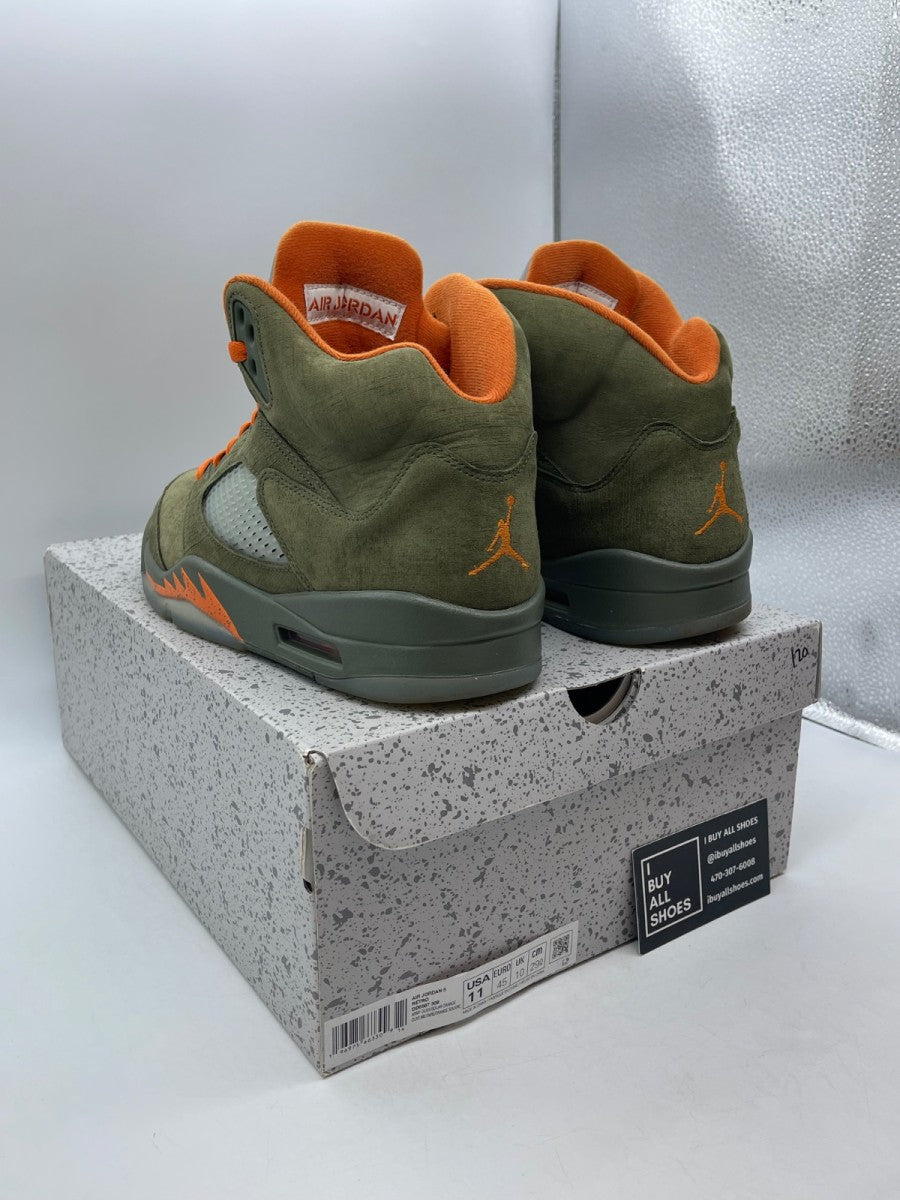 Jordan 5 Retro Olive (2024) 11 (Moderately Worn Pre-Owned) - Image 4