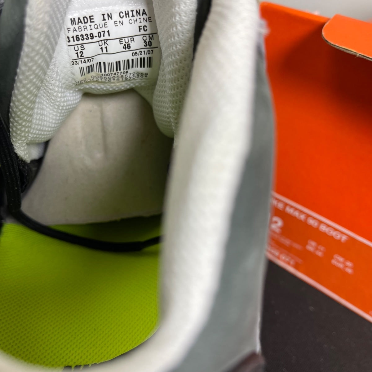 Nike Air Max 90 Boot 12 (New Pre-Owned)Nike - Image 6