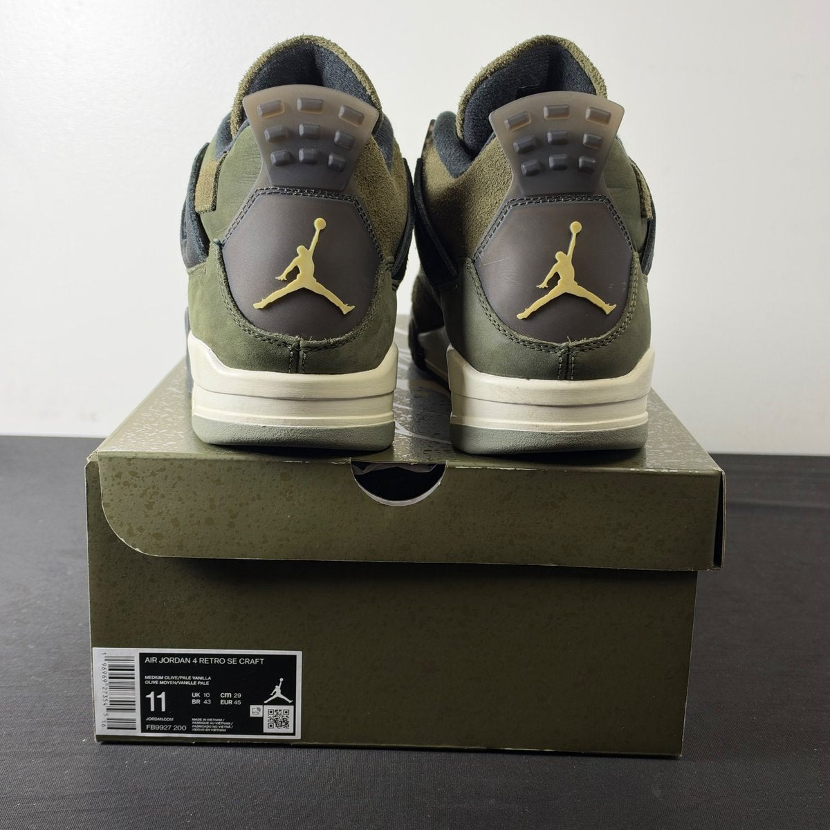 Jordan 4 Retro SE Craft Medium Olive (Size 11) - aux