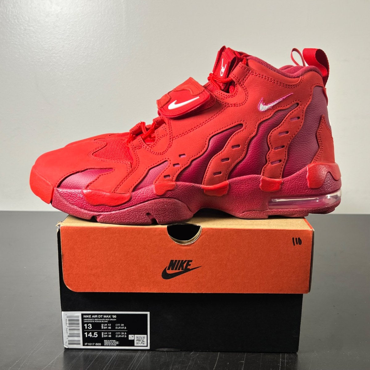 Nike Air DT Max '96 Love Letter to Connie 13 (Lightly Worn Pre-Owned)NikeUniversity Red/White/Red Crush - Image 3