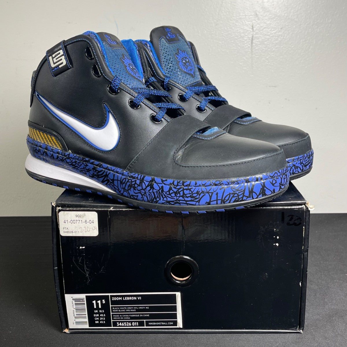 Nike LeBron 6 Graffiti (Size 11.5) - aux