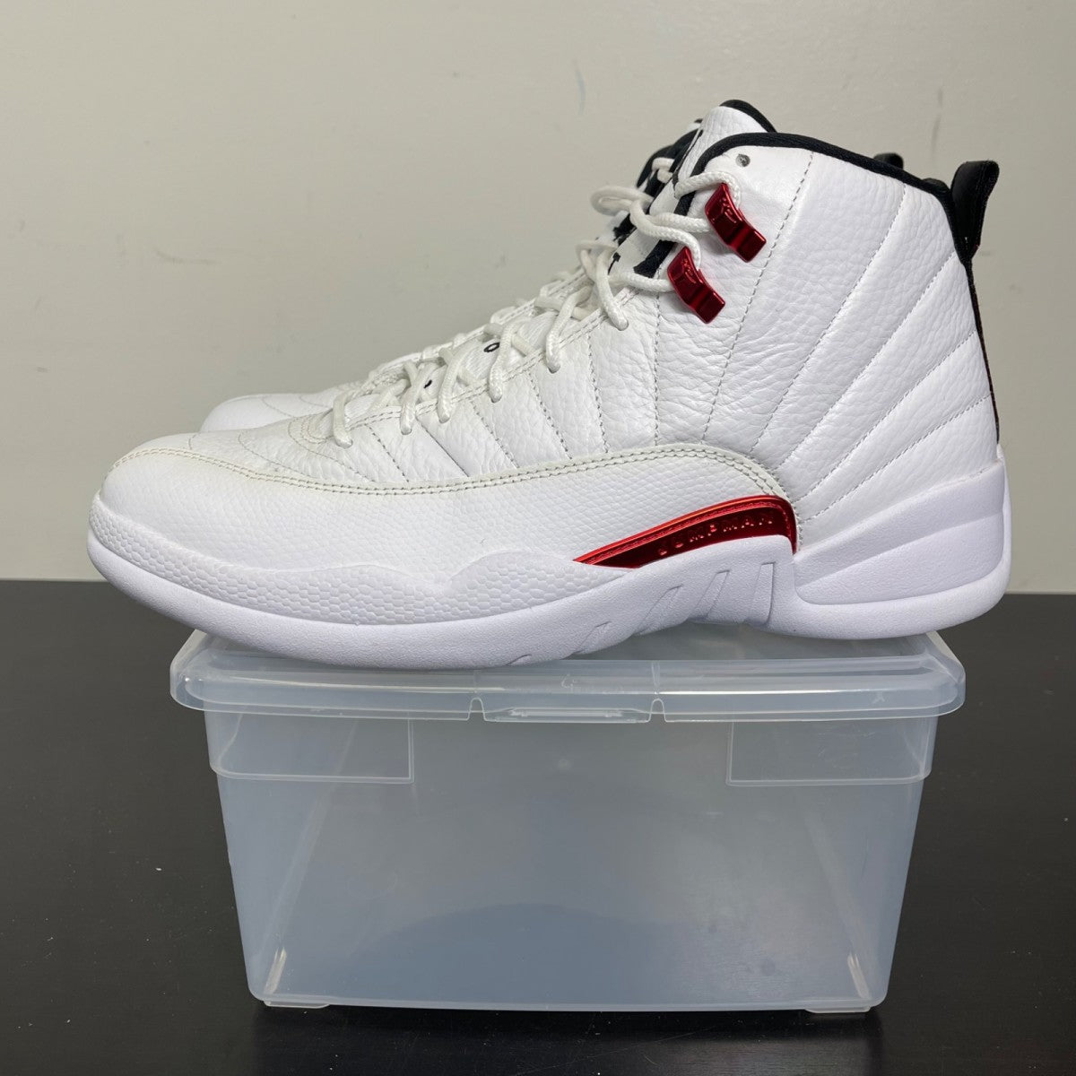 Jordan 12 Retro Twist 11 (New Pre-Owned)JordanWhite/Black-University Red - Image 3