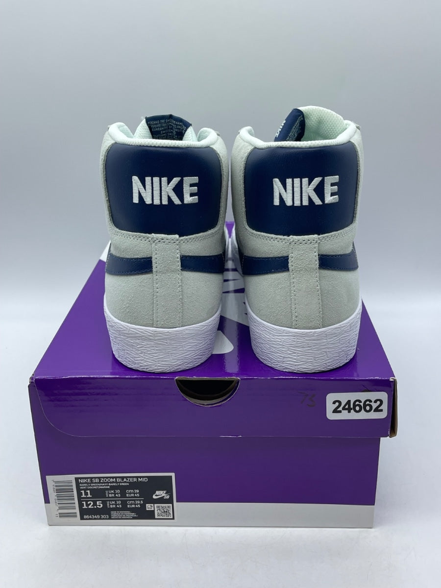 Nike Zoom Blazer Mid SB 'Barely Green Navy' 11 (Moderately Worn Pre-Owned)Nike