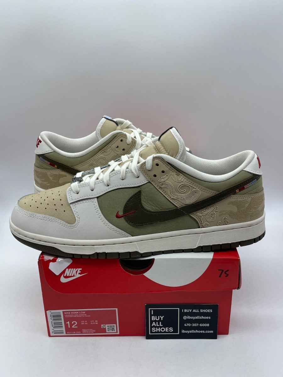 Nike Dunk Low Pegasus Pack Linen Phantom 12 (Moderately Worn Pre-Owned) - Image 1