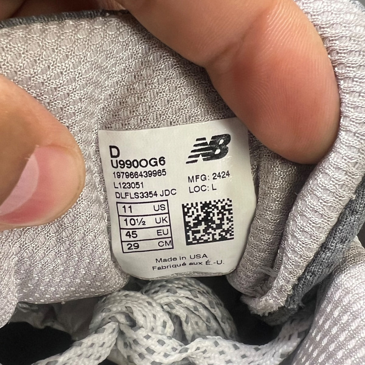 New Balance 990v6 MiUSA True Camo White 11 (Lightly Worn Pre-Owned)New BalanceTrue Camo/White - Image 7