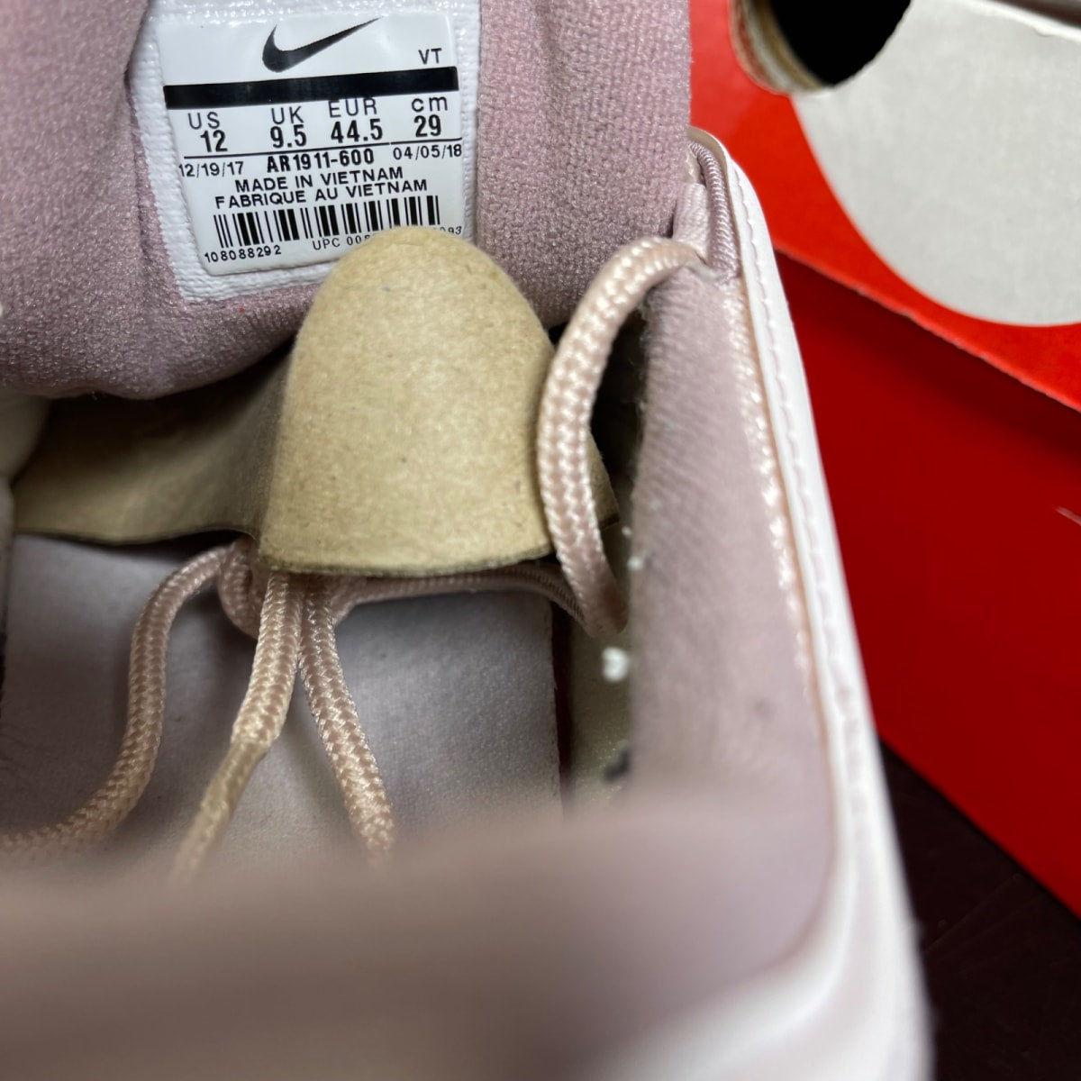Nike Air Max 97 Barely Rose (Women's) 12W (Moderately Worn Pre-Owned)NikeBarely Rose/Barely Rose - Image 6