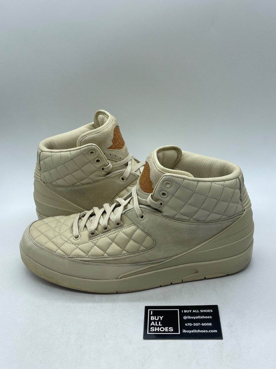 Jordan 2 Retro Just Don Beach 13 (Heavily Worn Pre-Owned) - Image 1