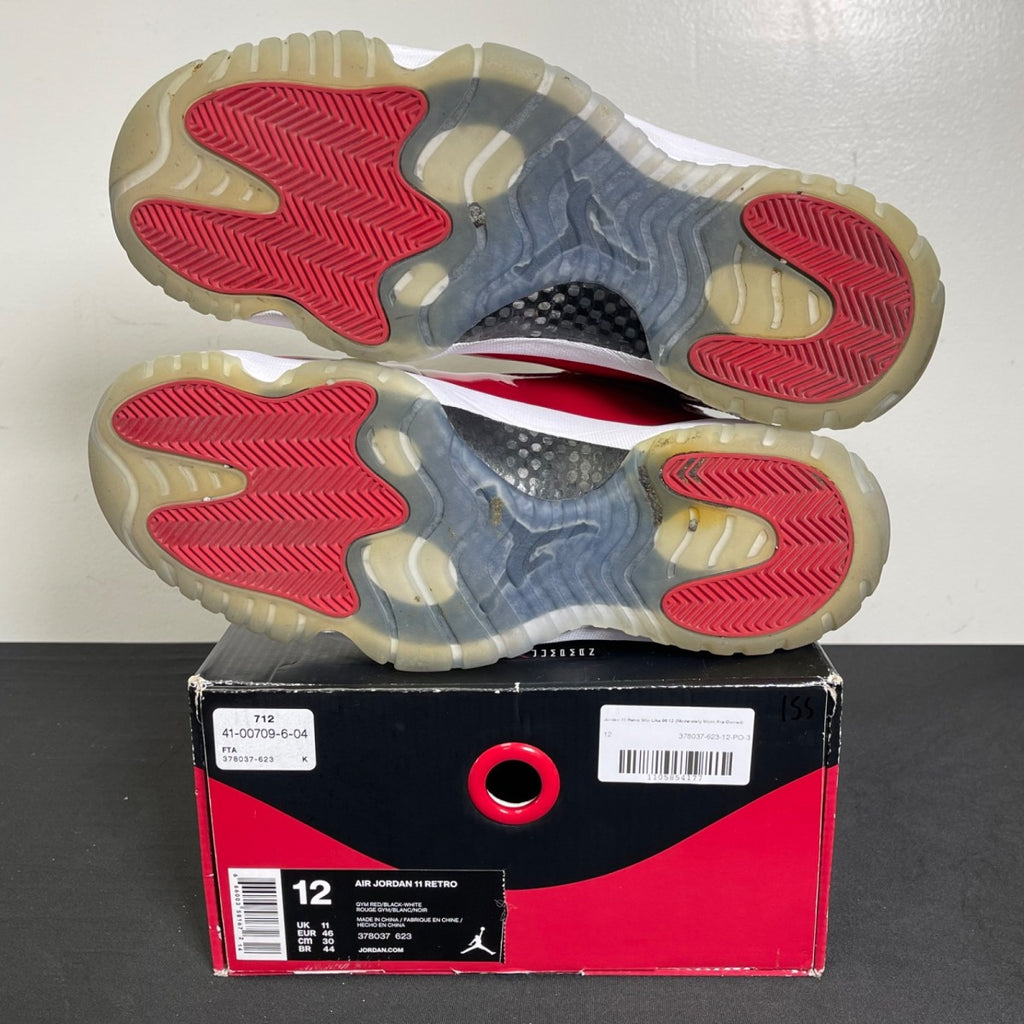 Jordan 11 Retro Win Like 96 12 (Moderately Worn Pre-Owned)JordanGym Red/Black-White - Image 5