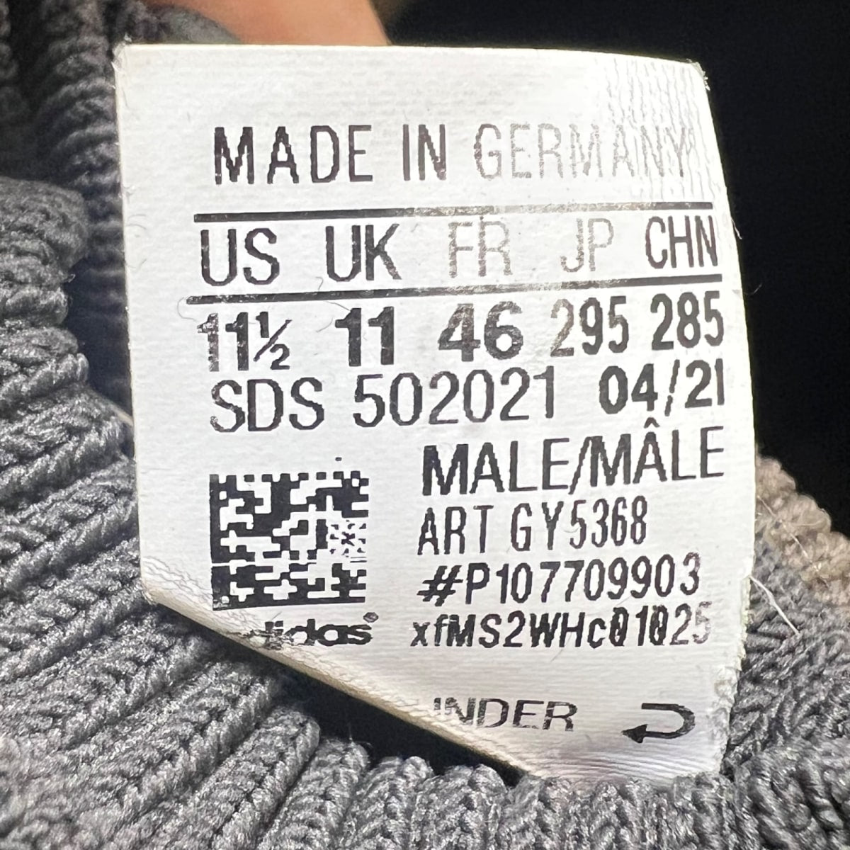 adidas Yeezy 450 Dark Slate 11.5 (Moderately Worn Pre-Owned)adidasDark Slate/Dark Slate - Image 6