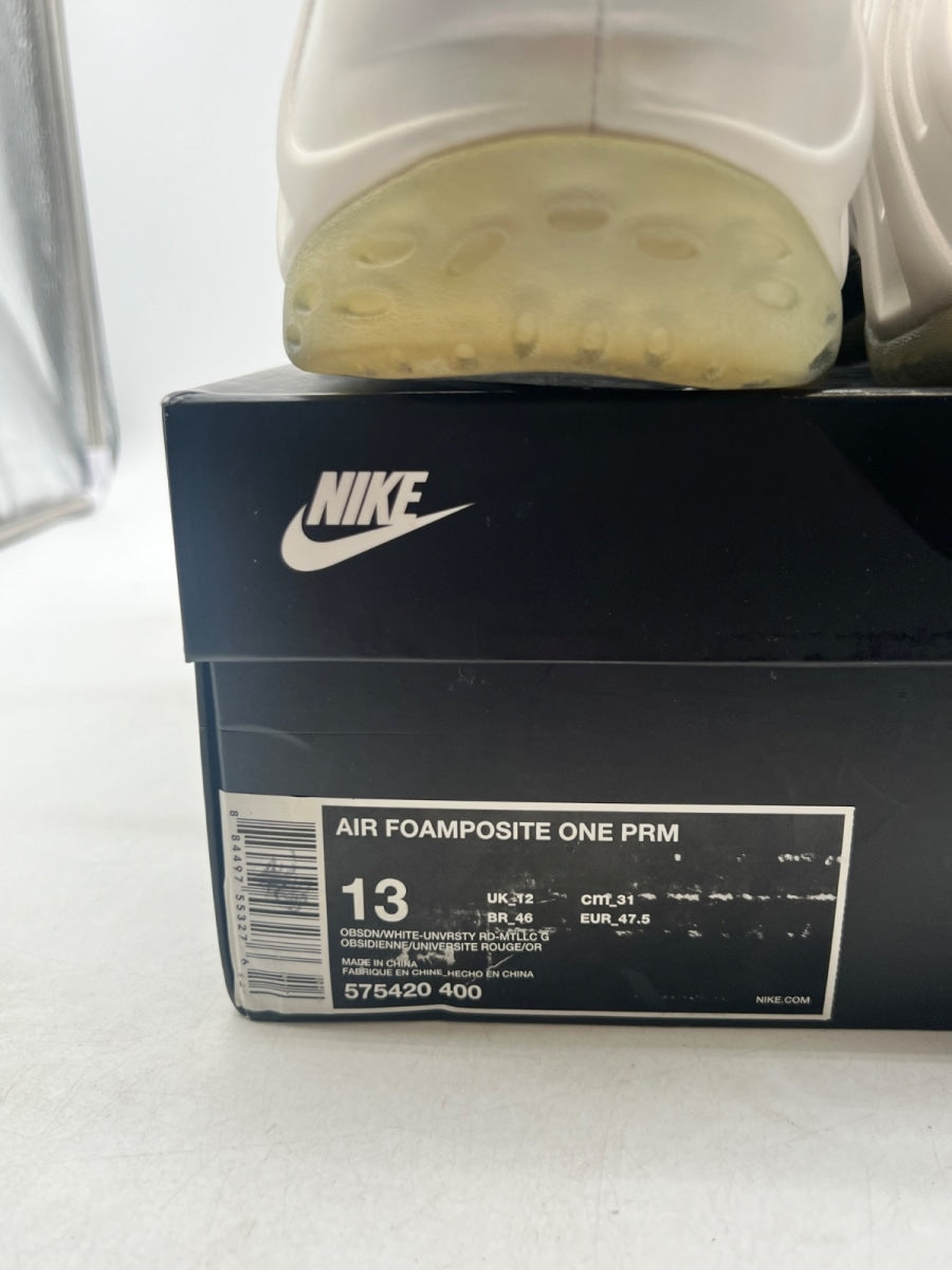 Nike Air Foamposite One Olympic 13 (Lightly Worn Pre-Owned) - Image 3