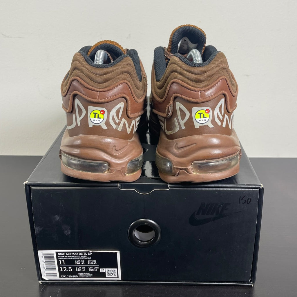 Nike Air Max 98 TL Supreme Brown 11 (Moderately Worn Pre-Owned)NikeBrown/Brown - Image 4
