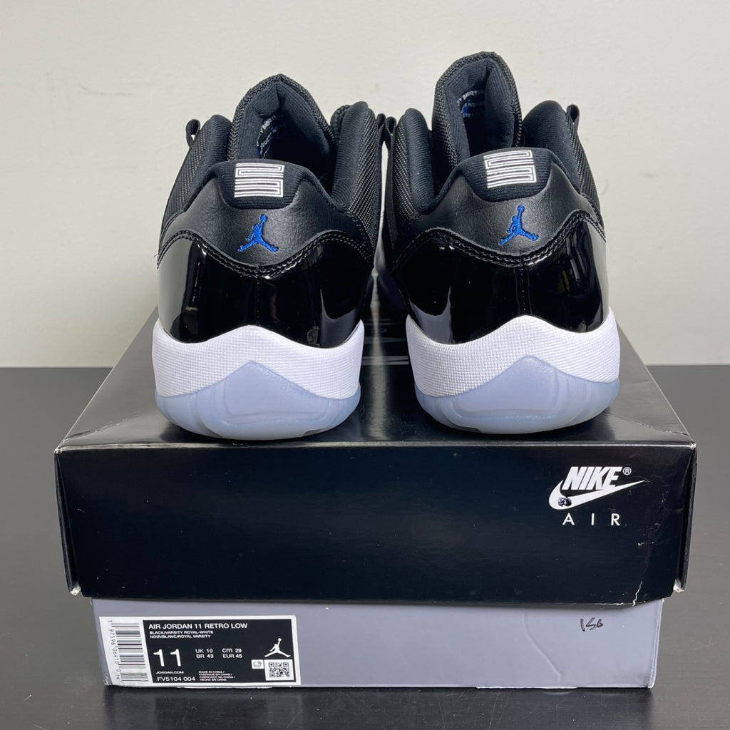 Jordan 11 Retro Low Space Jam 11 (Lightly Worn Pre-Owned)JordanBlack/Varsity Royal/White - Image 4