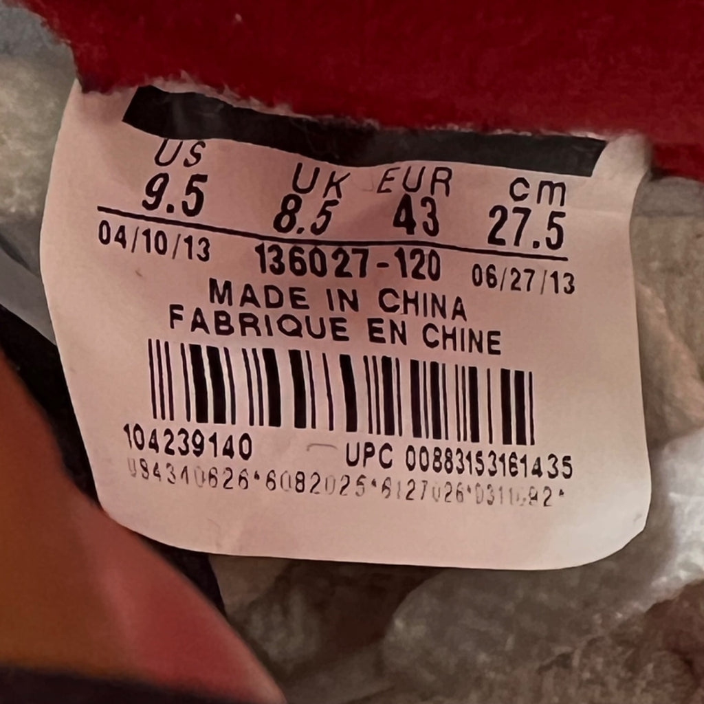 Jordan 5 Retro Fire Red Black Tongue (2013) 9.5 (Lightly Worn Pre-Owned)JordanWhite/Fire Red-Black - Image 6