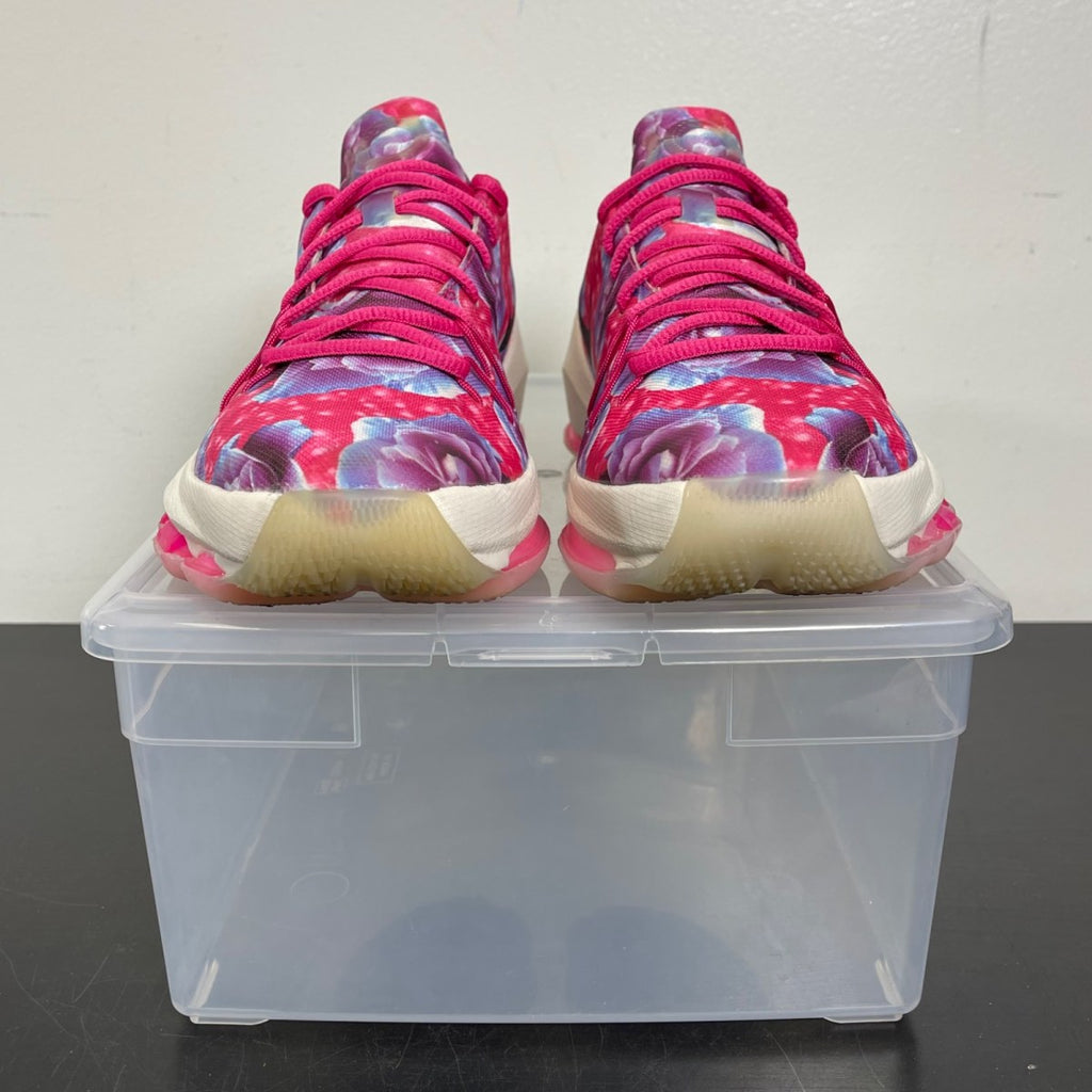 Nike KD 8 Aunt Pearl (GS) 7Y (Moderately Worn Pre-Owned)NikeVivid Pink/Hyper Turquoise/Pink Blast/Black - Image 2