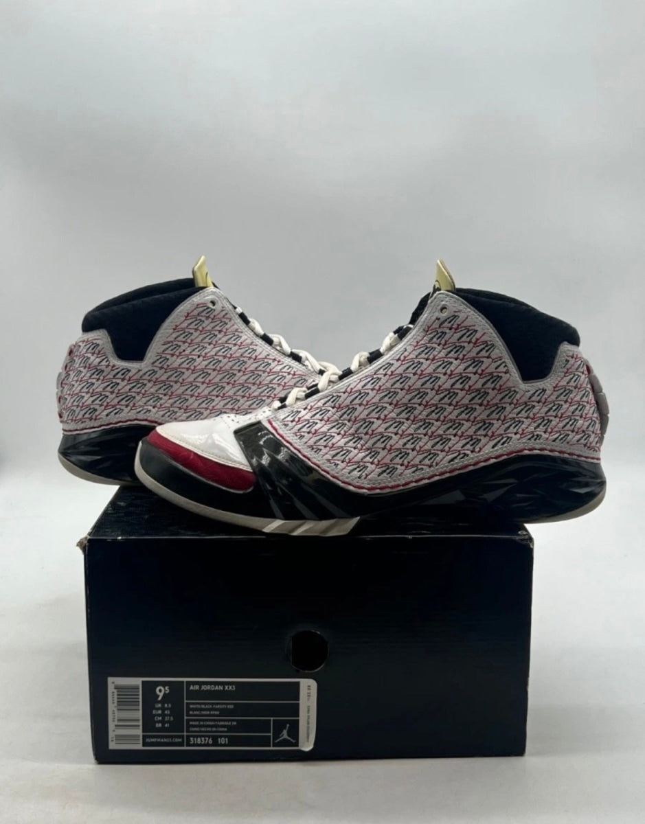 Jordan 23 All-Star 9.5 (Moderately Worn Pre-Owned)JordanWhite/Black-Varsity Red - Image 1