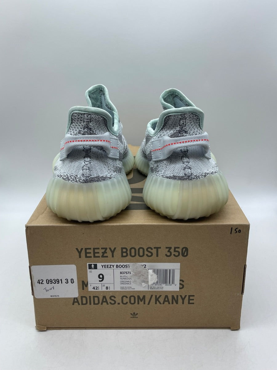 adidas Yeezy Boost 350 V2 Blue Tint 9 (Moderately Worn Pre-Owned) - Image 3