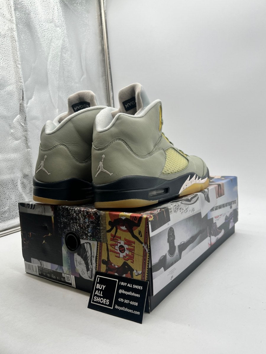 Jordan 5 Retro Jade Horizon 12 (Lightly Worn Pre-Owned) - Image 5