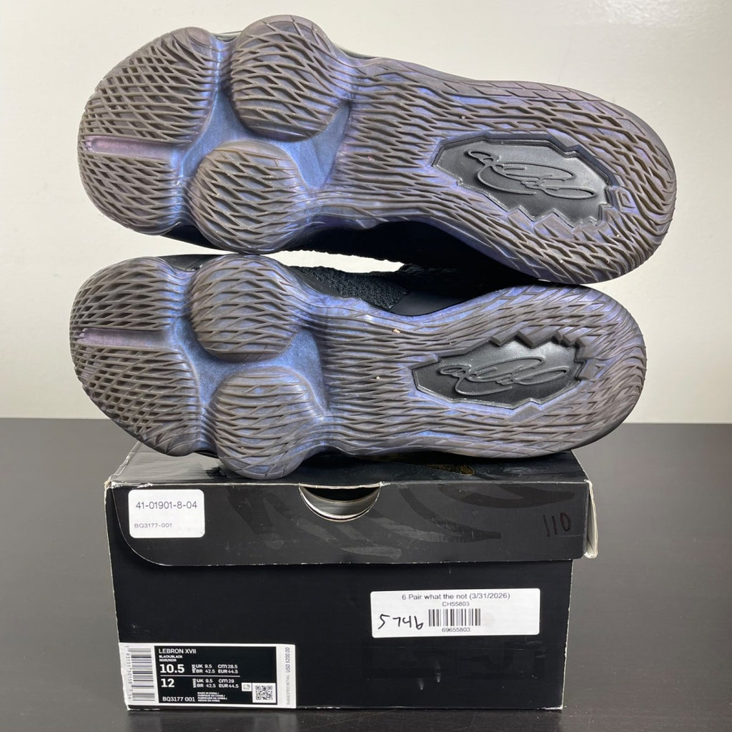 Nike LeBron 17 Global Currency 10.5 (Moderately Worn Pre-Owned)NikeBlack/Black - Image 5