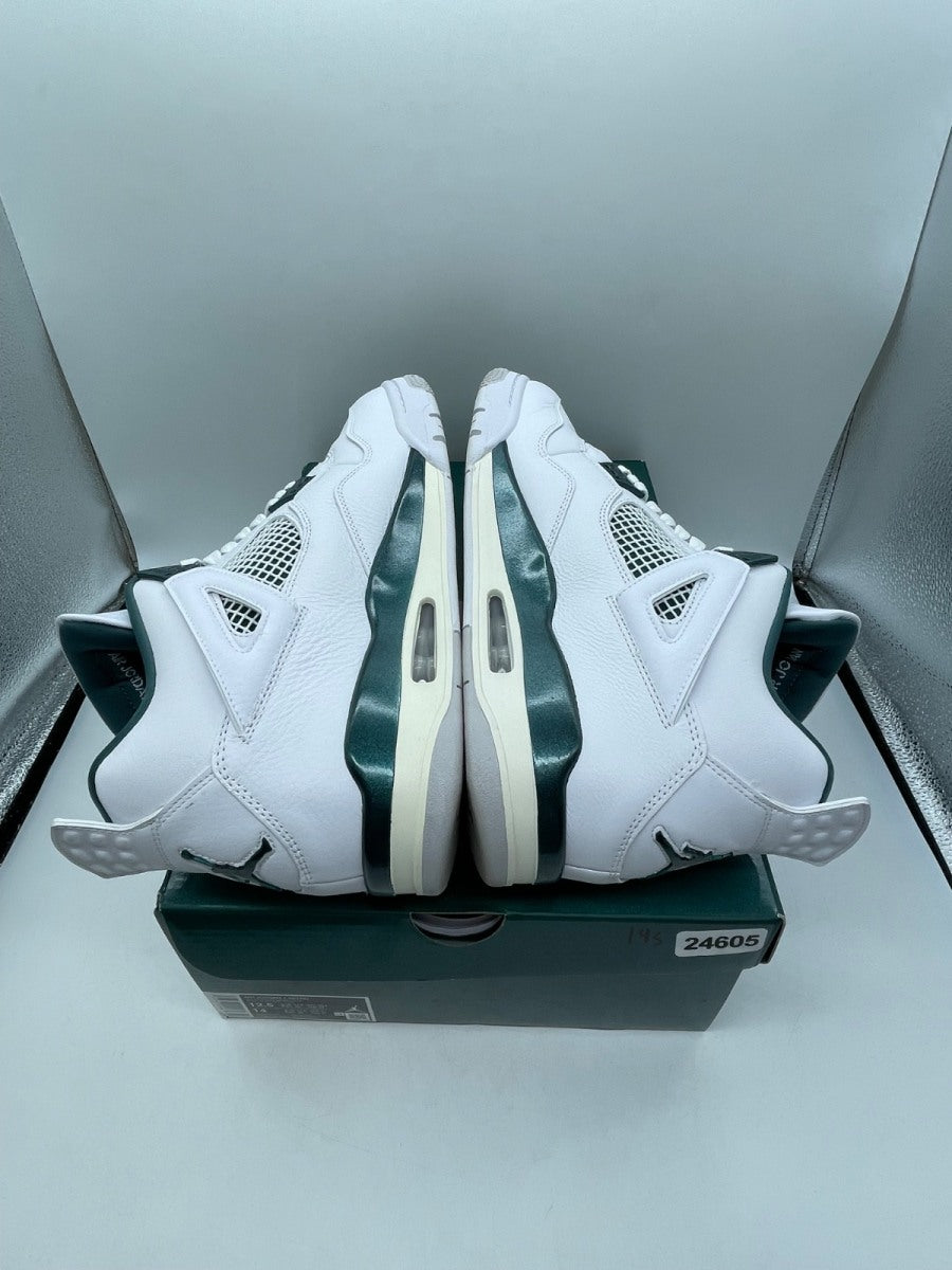 Jordan 4 Retro Oxidized Green 12.5 (Moderately Worn Pre-Owned)JordanWhite/Oxidized Green/White/Neutral Grey - Image 6