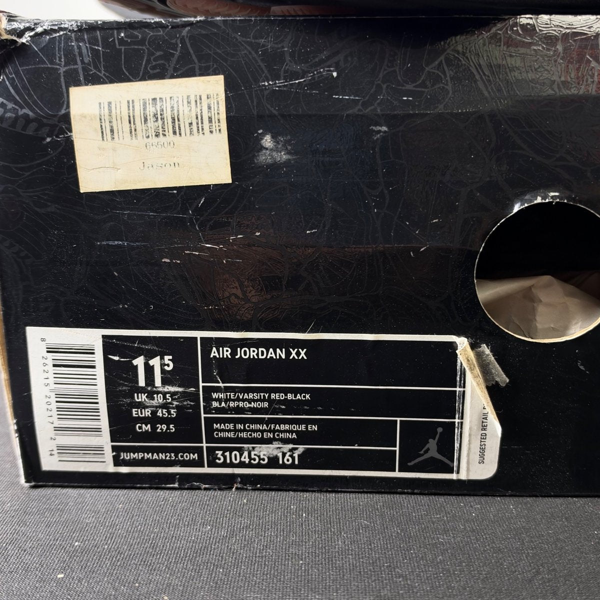 Jordan 20 OG White Laser (Size 11.5) - aux