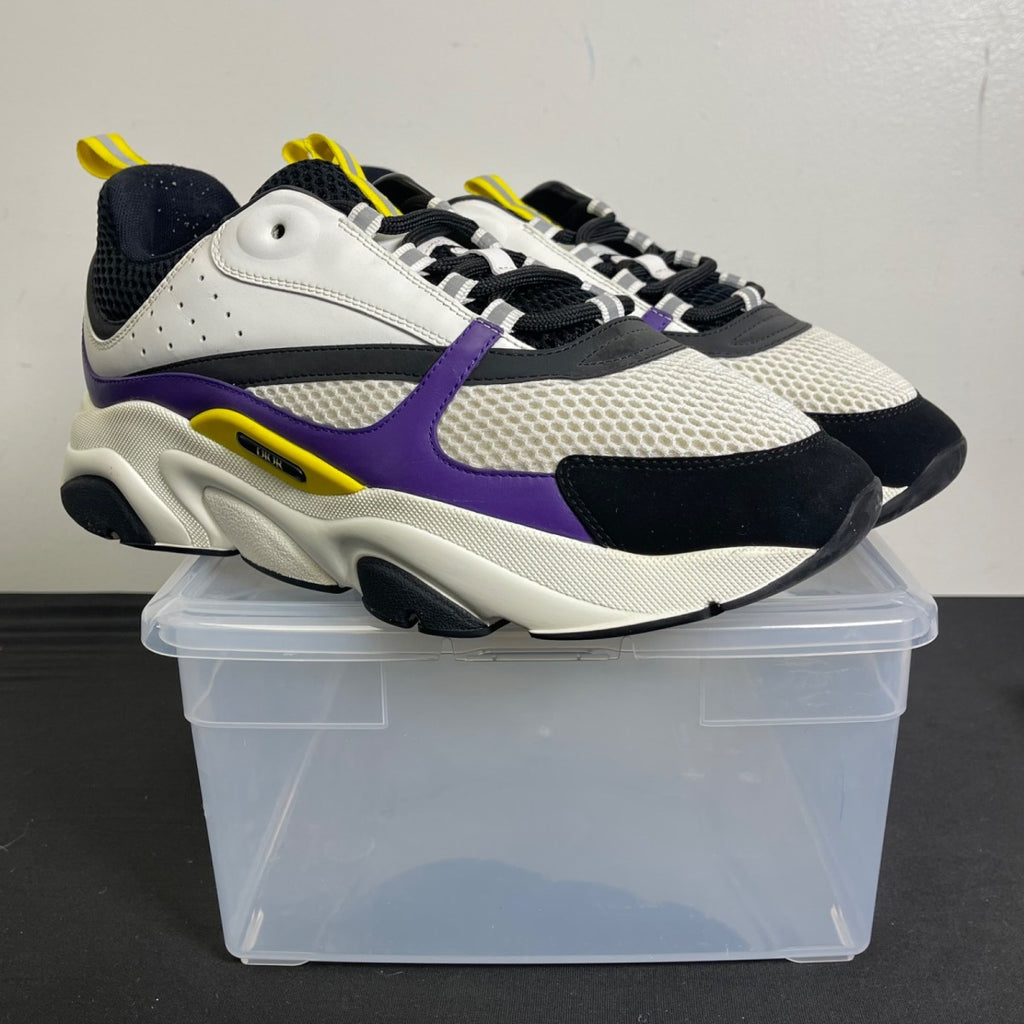 Dior B22 Violet White 44 (Moderately Worn Pre-Owned)DiorWhite/Violet/Yellow - Image 1