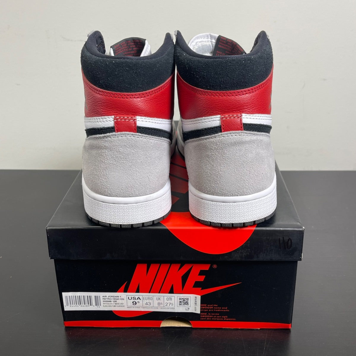Jordan 1 Retro High Light Smoke Grey (Size 9.5) - Image 4