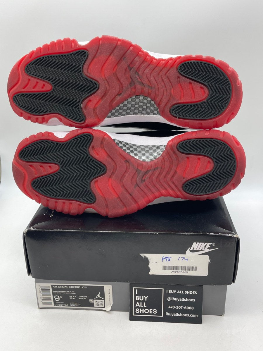 Jordan 11 Retro Low Concord Bred 9.5 (Moderately Worn Pre-Owned) - Image 7
