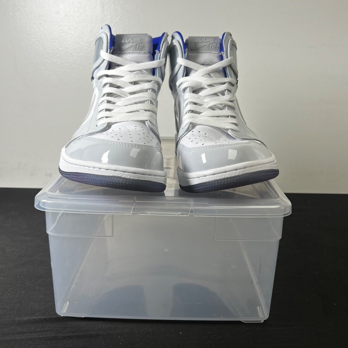 Jordan 1 Retro High Zoom White Racer Blue (Size 13) - Image 2