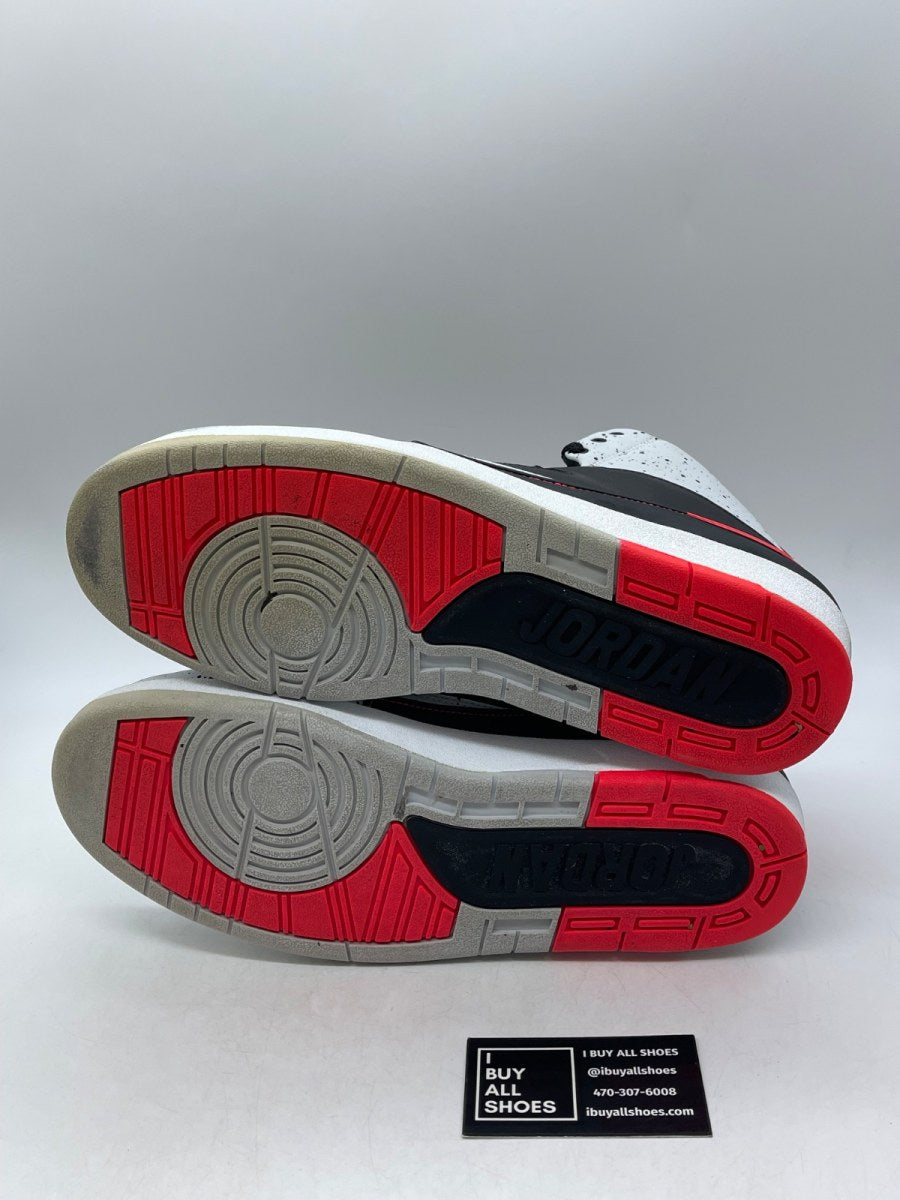 Jordan 2 Retro Infrared Cement 13 (Heavily Worn Pre-Owned) - Image 7