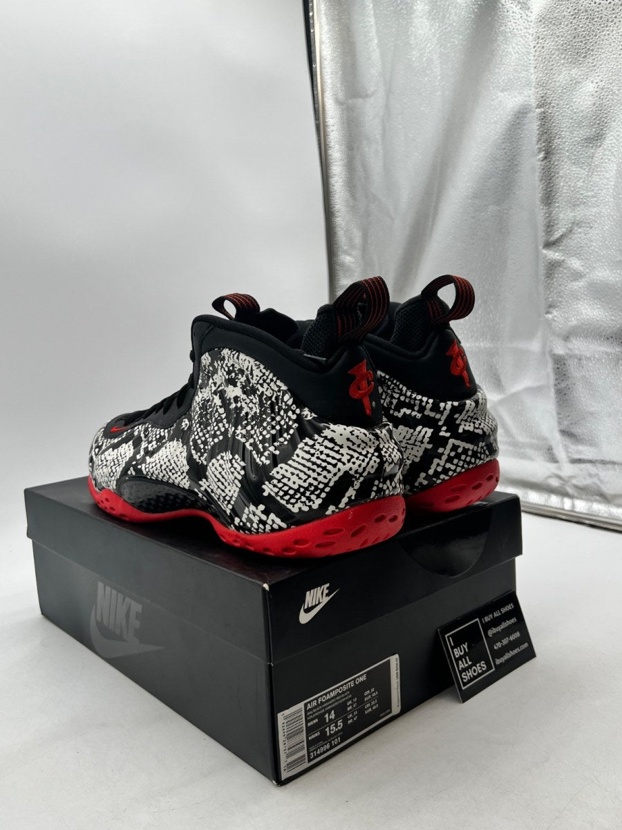 Nike Air Foamposite One Albino Snakeskin 14 (Lightly Worn Pre-Owned) - Image 4