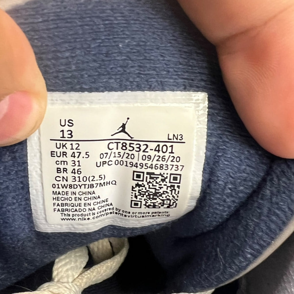 Jordan 3 Retro Georgetown (2021) 13 (Heavily Worn Pre-Owned)JordanMidnight Navy/Cement Grey-White - Image 7