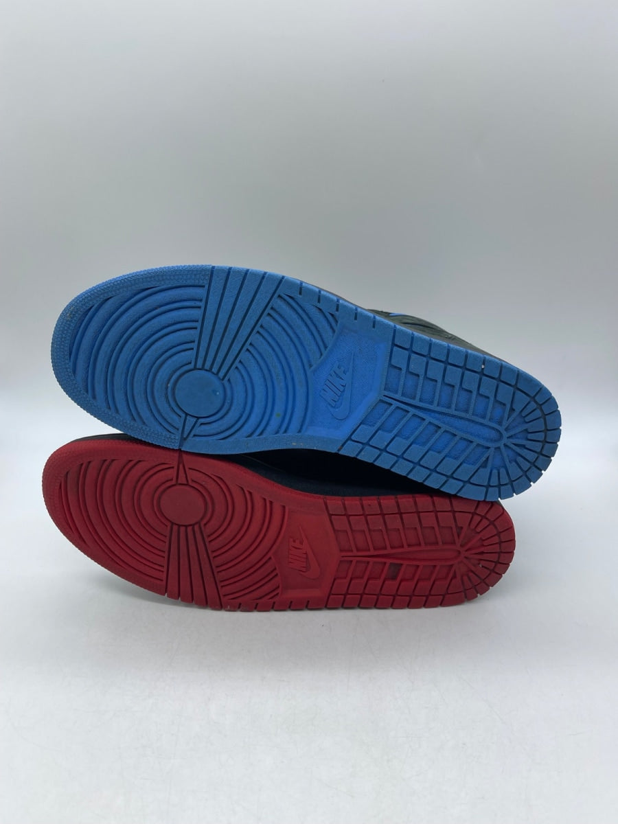 Jordan 1 Retro High OG Quai 54 10.5 (Moderately Worn Pre-Owned)JordanBlack/Italy Blue-University Red - Image 7