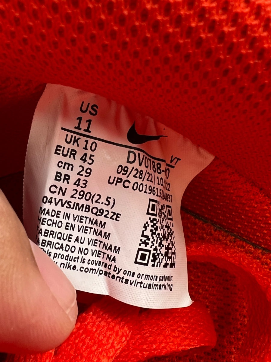Nike Air Force 1 Low 07 Picante Red White 11 (Moderately Worn Pre-Owned) - Image 6