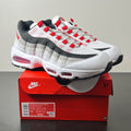 Nike Air Max 95 OG Big Bubble Comet Red 11.5 (Lightly Worn Pre-Owned)NikeWhite/Comet Red/Neutral Grey/Medium Grey/Black - Image 1