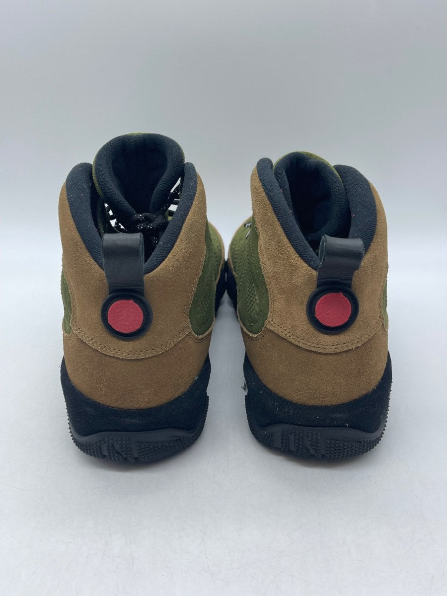 Jordan 9 Retro Boot NRG Military Brown 13 (Moderately Worn Pre-Owned)JordanMilitary Brown/Legion Green-University Red-Black - Image 3