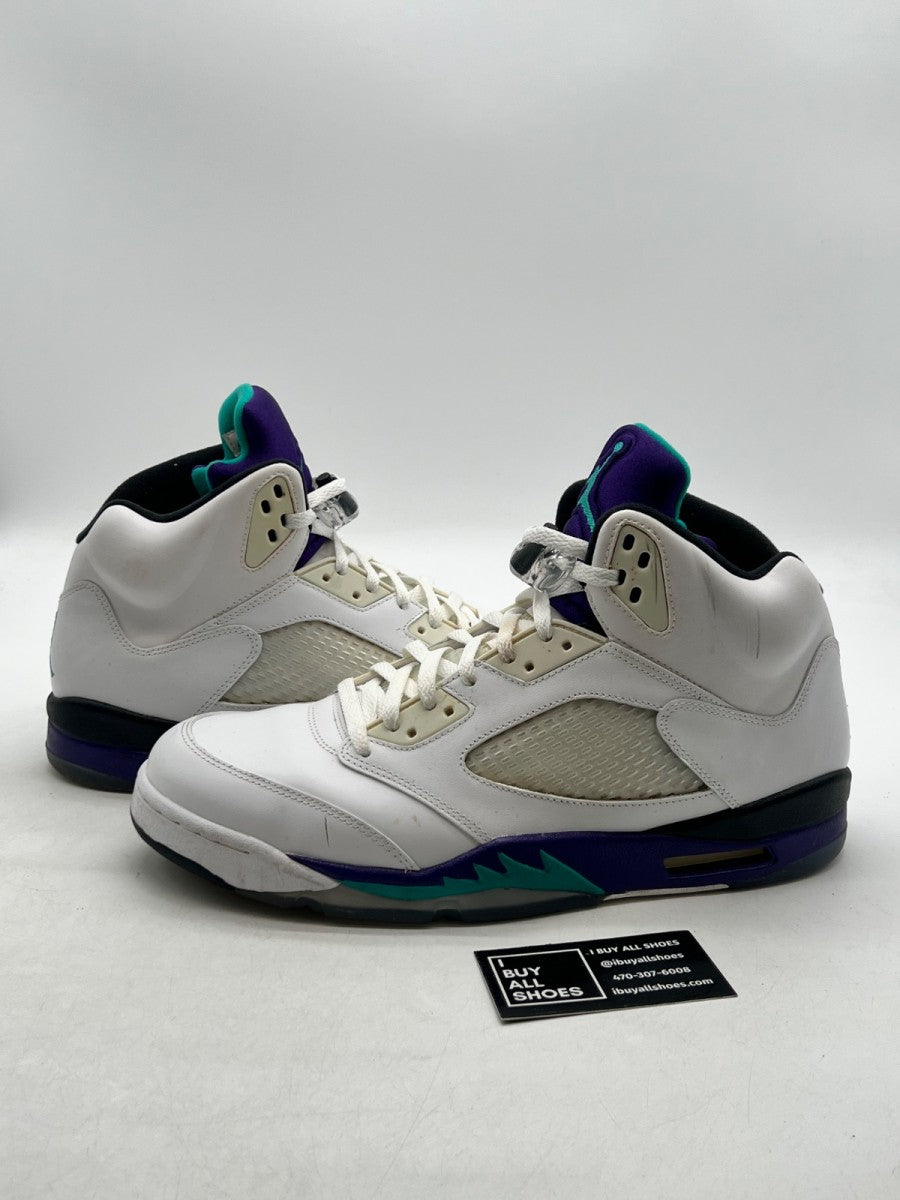 Jordan 5 Retro Grape (2013) 13 (Moderately Worn Pre-Owned) - Image 1