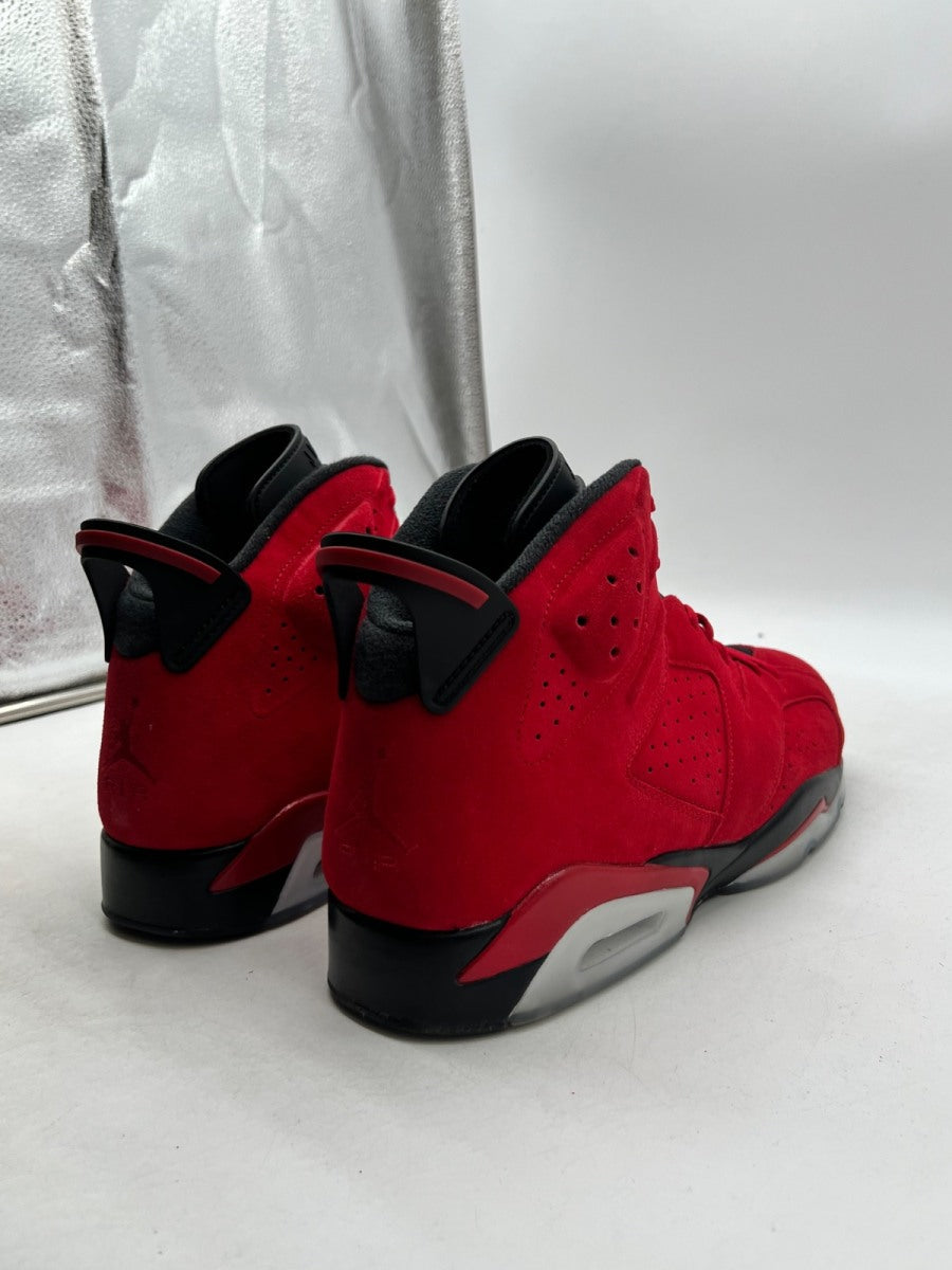 Jordan 6 Retro Toro Bravo 14 (Lightly Worn Pre-Owned)JordanVarsity Red/Black - Image 3